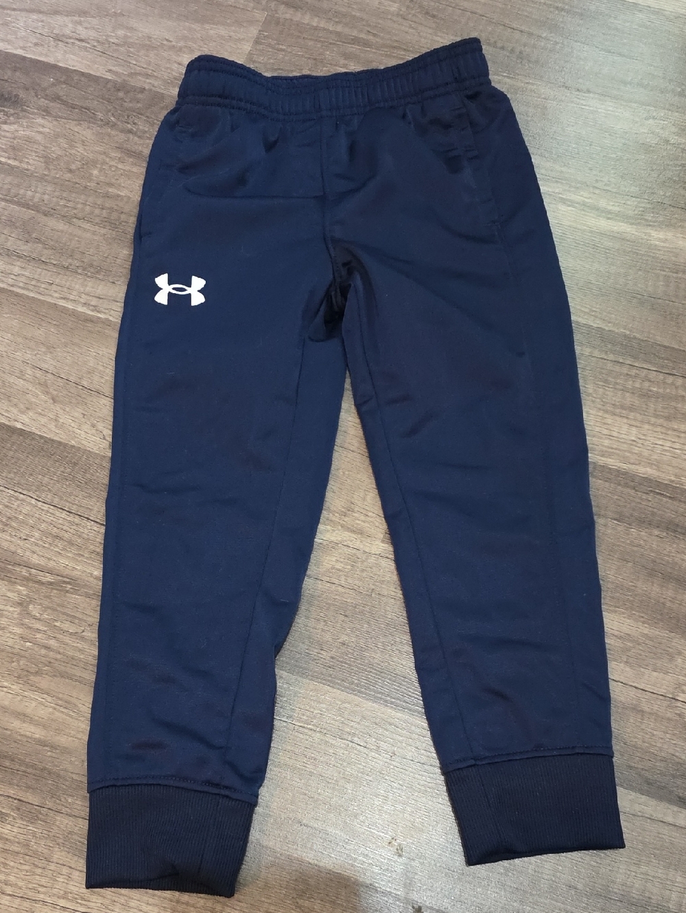 Under Armour Navy Kids' Jogger Pants with White Logo